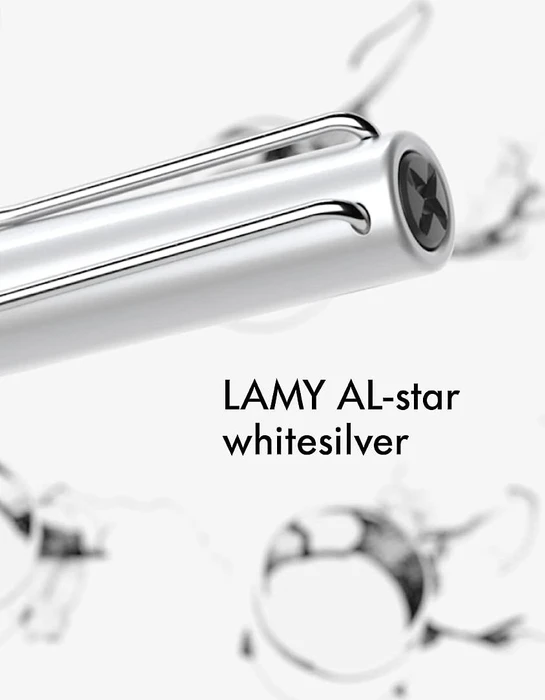 Lamy AL-star Special Edition 2022 Tintenroller (Mine) white silver