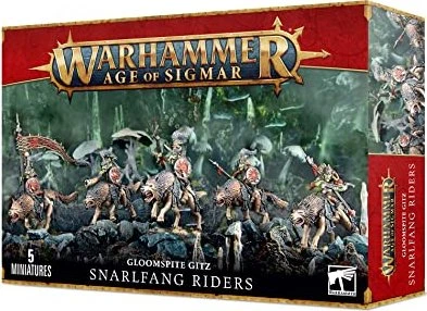 Games Workshop Warhammer Age of Sigmar - Gloomspite Gitz - Snarlfang Riders