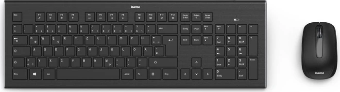 Hama Cortino Set Funk Tastatur und Maus, USB, DE