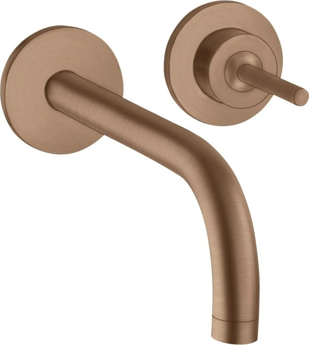 Hansgrohe Axor Uno Waschbeckenarmatur 165mm Ausladung brushed red gold