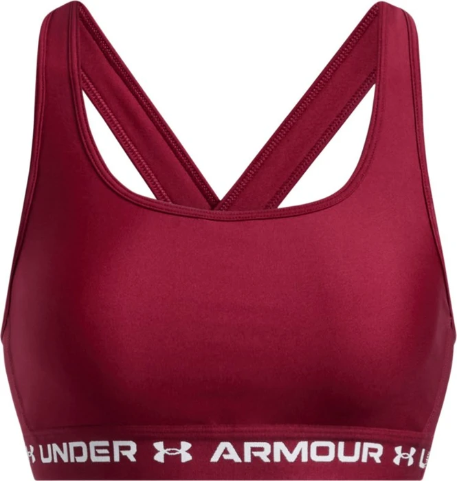 Under Armour Armour Mid Crossback Sport-BH cardinal/white (Damen)