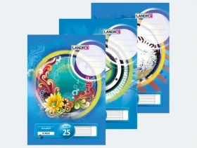 Landré Schulheft, A4, Lineatur 25, 32 Blatt, 10er-Pack