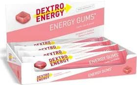Dextro Energy Gums Strawberry-Rhubarb + Vitamins 360g (8x 45g)