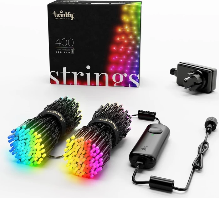 Twinkly Strings Multi Color Lichterkette LED 400x RGB (TWS-400STP-BEU)