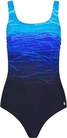 Lascana Batikprint und Shaping-Effekt Badeanzug blau (Damen)