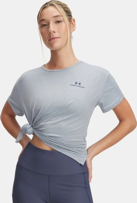 Under Armour Vanish Energy Funktionsshirt kurzarm downpour gray/harbor blue (Damen)