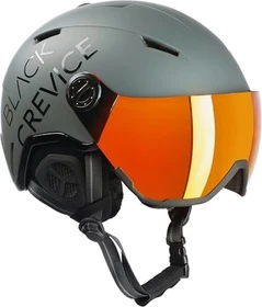 Black Crevice Vail Visier Helm matt gun/shiny black