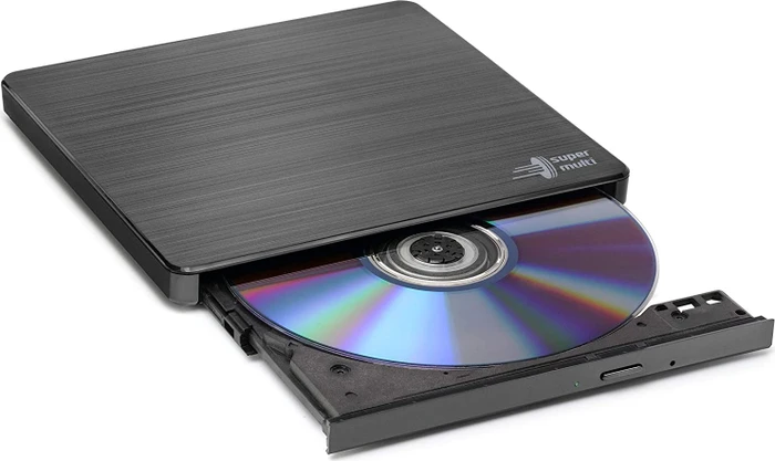 Hitachi-LG Data Storage GP60NB60, SlimLine schwarz, USB 2.0