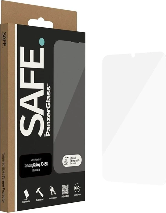 PanzerGlass Safe Screen Protector Ultra-Wide Fit für Samsung Galaxy A34 5G