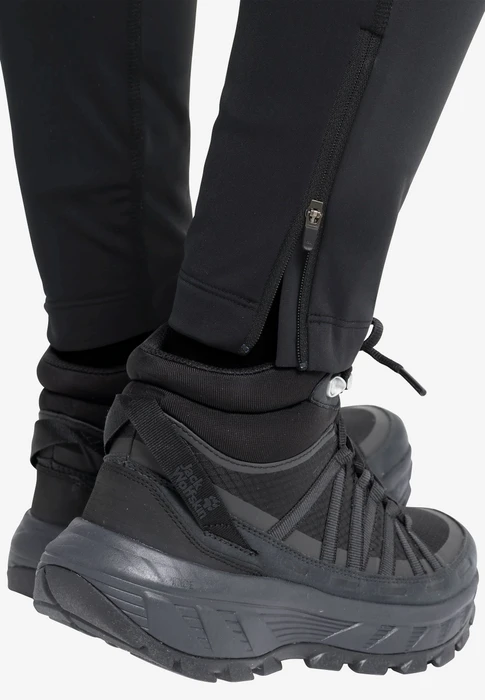 Jack Wolfskin Hike With Me Tights Hose lang schwarz (Damen)