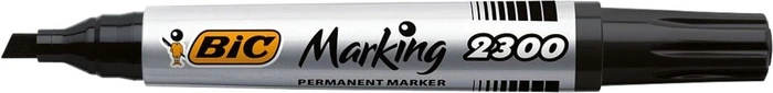 BIC Marking 2300 ECOlutions Permanentmarker Keilspitze 3.7-5.5mm schwarz, 24er-Pack, Box