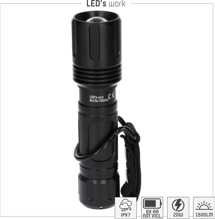 Shada LED's Work Fokus Nightwatch Taschenlampe