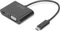 Digitus USB-C auf VGA Multiport Adapter schwarz Vorschaubild