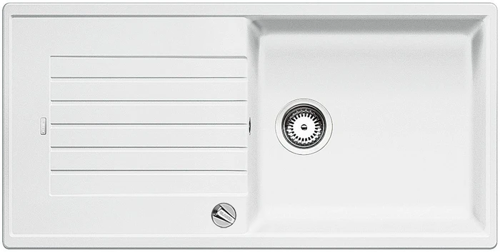 Blanco Zia XL 6 S Becken reversibel mit Ablauffernbedienung weiß