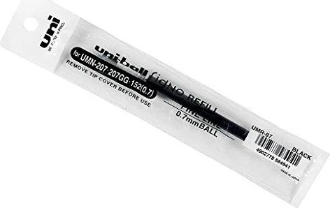 Uni-Ball UMR-87 N Gel-Mine 0.4mm schwarz, 12er-Pack
