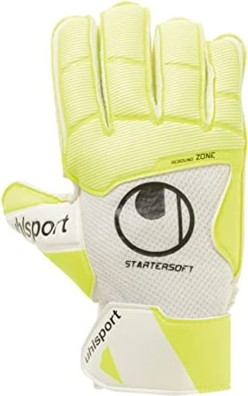 uhlsport Pure Alliance Starter Soft Torwarthandschuhe white/fluo yellow/black