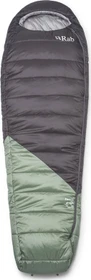 Rab Radeon -6C Long Mumienschlafsack dark fig green/graphene (Damen)
