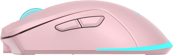 Baracuda Turtle Pink Wireless Gaming Mouse, rosa, USB