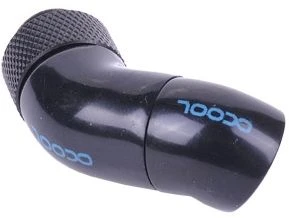 Alphacool HF Winkeladapter Doppel 45° G1/4", deep black