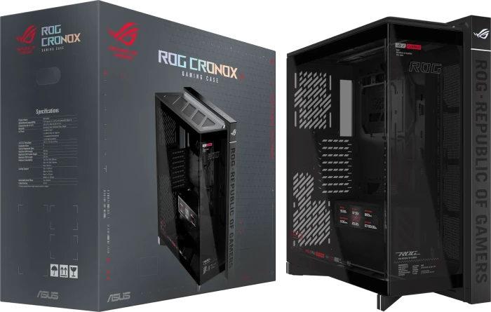 ASUS ROG Cronox Black, Glasfenster