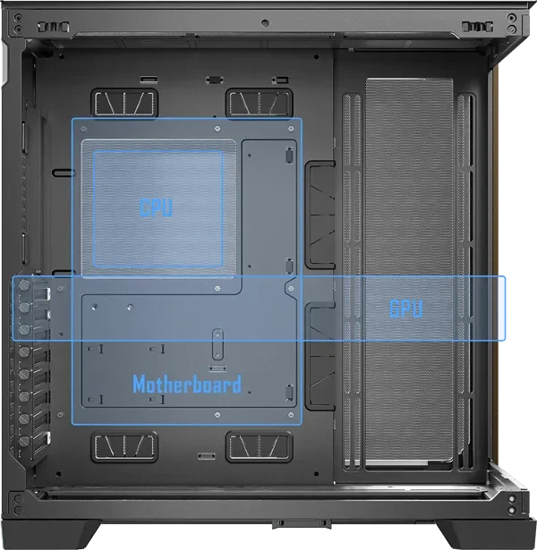 Antec Constellation C8 Wood, Glasfenster
