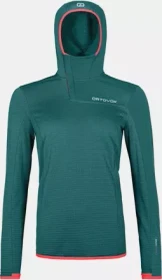 Ortovox Fleece Light Grid ZN Hoody Funktionsjacke pacific green (Damen)