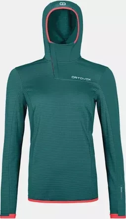Ortovox Fleece Light Grid ZN Hoody Funktionsjacke pacific green (Damen)