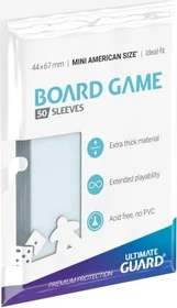 Ultimate Guard Board Game Sleeves 50 Mini American Board Game transparent