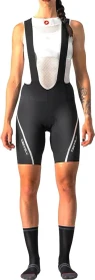 Castelli Velocissima 3 Bibshort Fahrradhose kurz schwarz/silber (Damen)