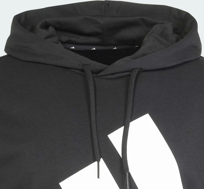 adidas Essentials Big Logo French Terry Hoodie schwarz/weiß (Herren)