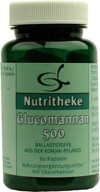 GLUCOMANNAN 500 Kapseln 60 St
