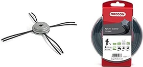 Oregon Nylium Starline Trimmerfaden für Rasentrimmer schwarz, 3mm/15m
