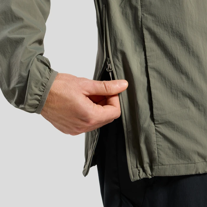 Odlo Essentials Windbreaker Laufjacke vetiver (Herren)