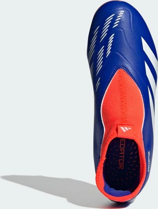 adidas Predator League Laceless FG lucid blue/cloud white/solar red (Junior)