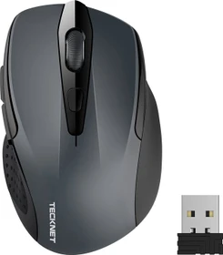 TeckNet Pro 2.4G Wireless, grau, USB