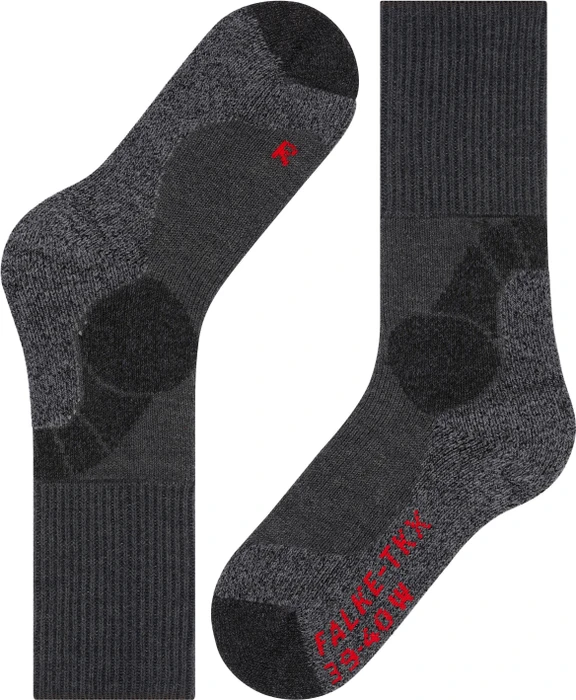Falke TK-X Expedition Wandersocken asphalt mel. (Damen)