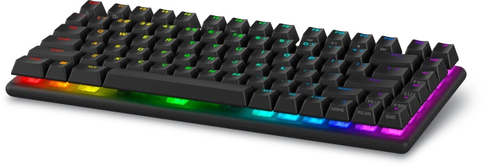 Dell Alienware Pro Wireless Gaming Keyboard, Dark Side of the Moon, 75%, LEDs RGB, hot-swap, Alienware Linear RED, USB/Bluetooth, US
