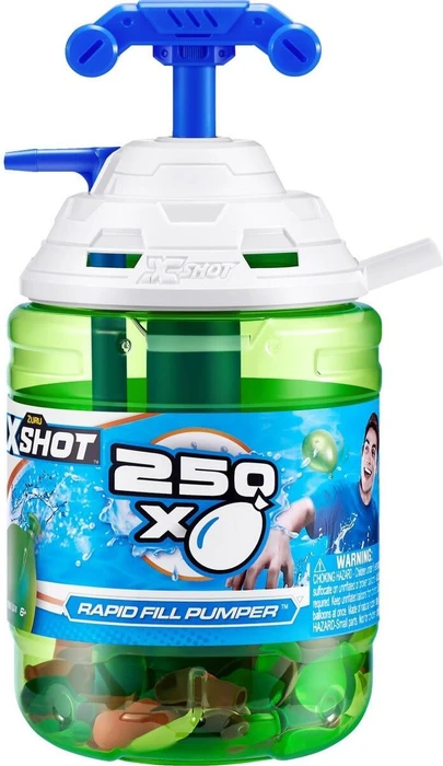 Zuru X-Shot Wasserbombenpumpe + 250 Ballons