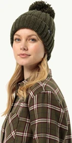 Jack Wolfskin Highloft Knit Beanie island moss (Damen)
