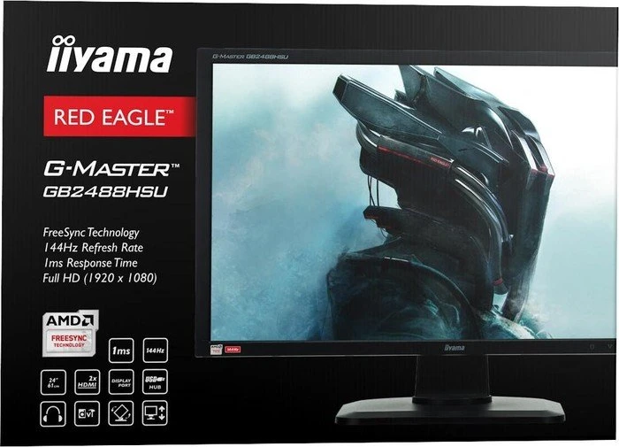 iiyama G-Master GB2488HSU-B3 Red Eagle, 24"