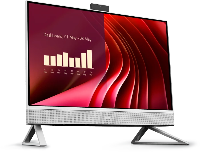 Dell 24 All-in-One EC24250, Pearl White, Core 7 150U, 16GB RAM, 512GB SSD