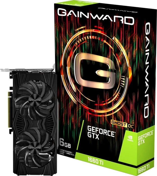 Gainward GeForce GTX 1660 Ti Ghost OC, 6GB GDDR6, DVI, HDMI, DP