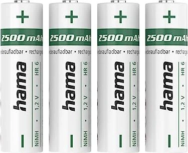 Hama Mignon AA NiMH 2500mAh, 4er-Pack
