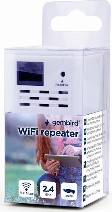 Gembird WiFi-Repeater. 300, weiß