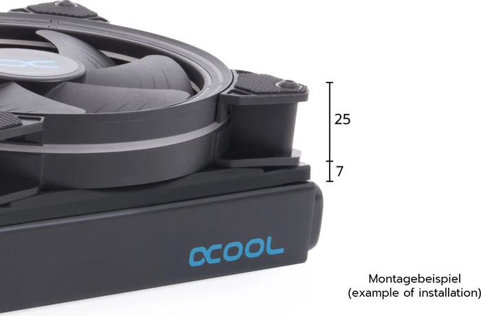 Alphacool Alphacool Shroud, Entkopplung 140mm, inkl. Schrauben