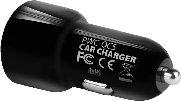 Axagon PWC-QC5 QC3.0 + 2.4A Car Charger schwarz