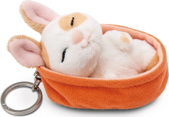 Nici Sleeping Pets Hase karamell gepunktet Schlüsselanhänger 8cm