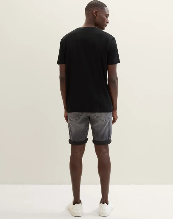 Tom Tailor Superflex Josh Jeansshorts Jeans dark stone black denim (Herren)