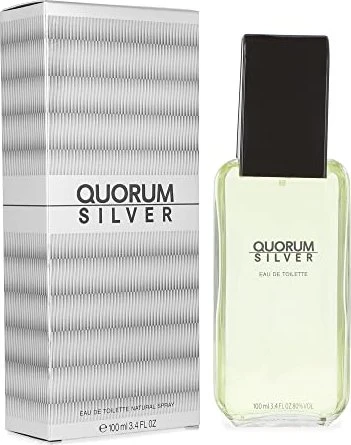 Antonio Puig Quroum Silver Eau de Toilette, 100ml