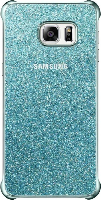 Samsung EF-XG928CL Glitter Cover für Galaxy S6 Edge+ blau